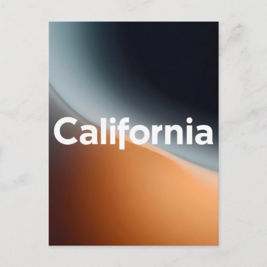 Postkarte Kalifornien (Vorderseite)