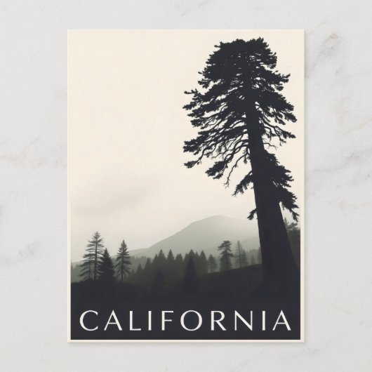 Postkarte Kalifornien (Vorderseite)