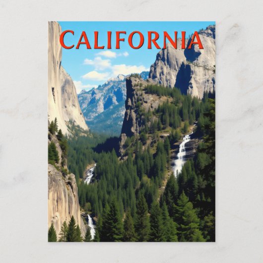 Postkarte Kalifornien (Vorderseite)