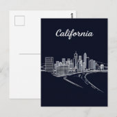 Postkarte Kalifornien (Vorne/Hinten)