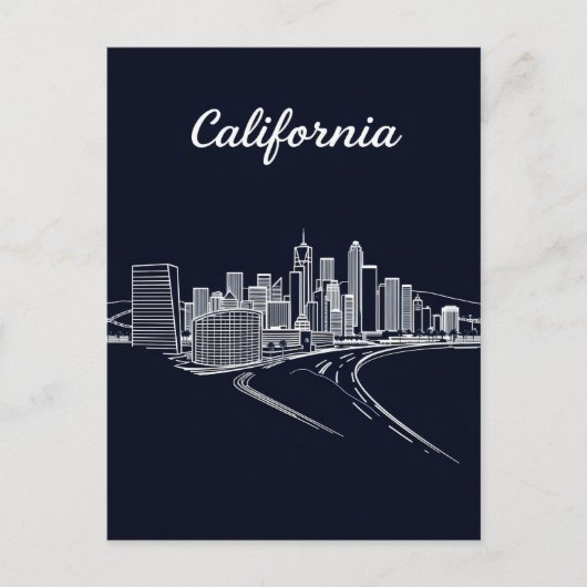 Postkarte Kalifornien (Vorderseite)