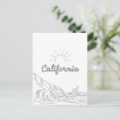 Postkarte Kalifornien (Stehend Vorderseite)