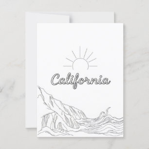 Postkarte Kalifornien