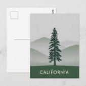 Postkarte Kalifornien (Vorne/Hinten)