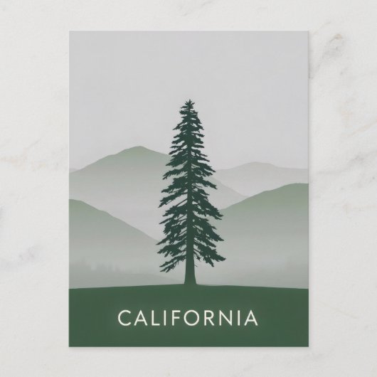 Postkarte Kalifornien (Vorderseite)