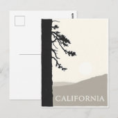 Postkarte Kalifornien (Vorne/Hinten)