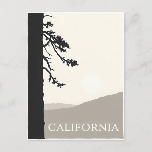Postkarte Kalifornien (Vorderseite)