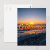 Postkarte Kalifornien (Vorne/Hinten)