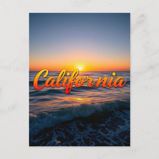 Postkarte Kalifornien (Vorderseite)