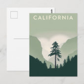 Postkarte Kalifornien (Vorne/Hinten)