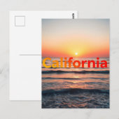 Postkarte Kalifornien (Vorne/Hinten)
