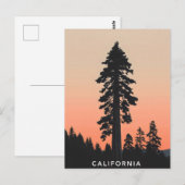 Postkarte Kalifornien (Vorne/Hinten)