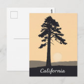 Postkarte Kalifornien (Vorne/Hinten)