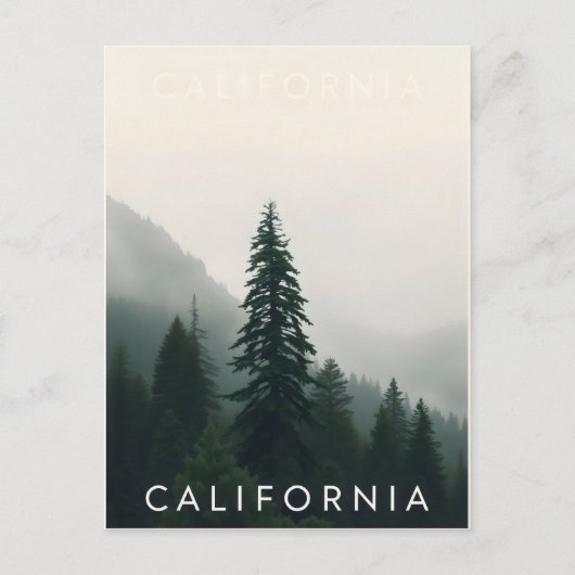 Postkarte Kalifornien (Vorderseite)
