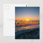 Postkarte Kalifornien (Vorne/Hinten)