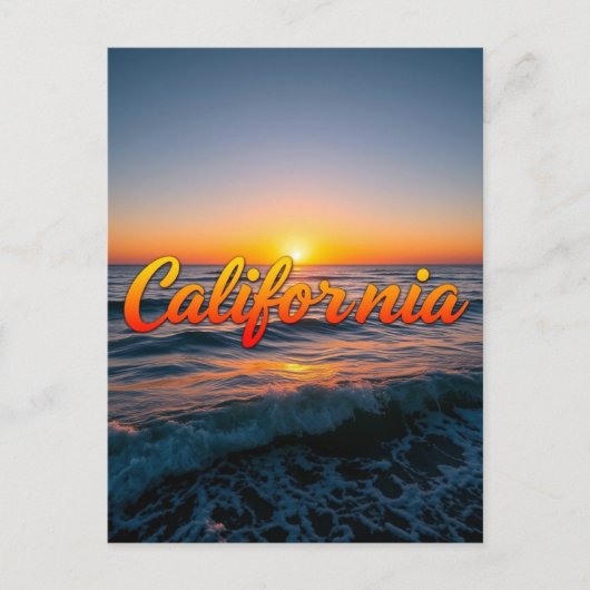 Postkarte Kalifornien (Vorderseite)