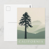 Postkarte Kalifornien (Vorne/Hinten)