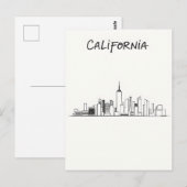 Postkarte Kalifornien (Vorne/Hinten)