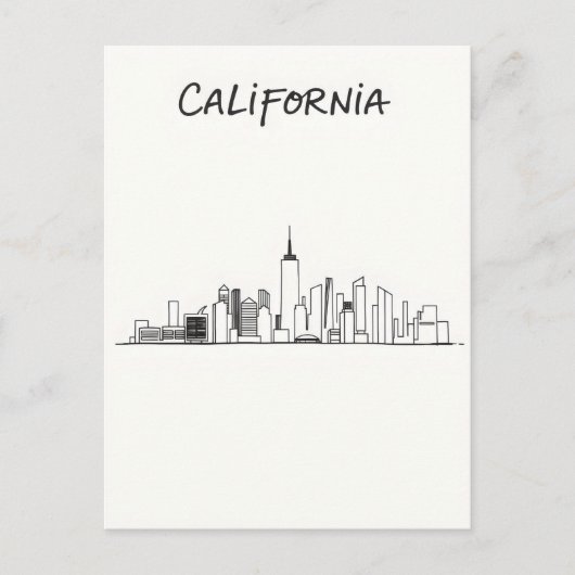 Postkarte Kalifornien (Vorderseite)