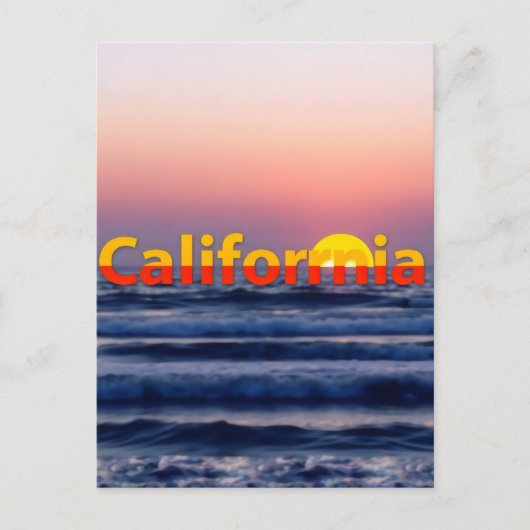 Postkarte Kalifornien (Vorderseite)