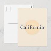 Postkarte Kalifornien (Vorne/Hinten)