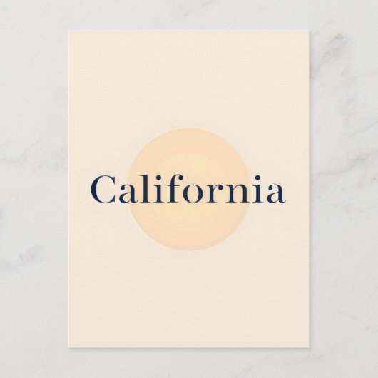 Postkarte Kalifornien (Vorderseite)