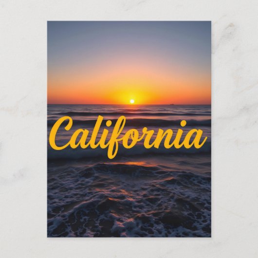 Postkarte Kalifornien (Vorderseite)