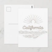 Postkarte Kalifornien (Vorne/Hinten)