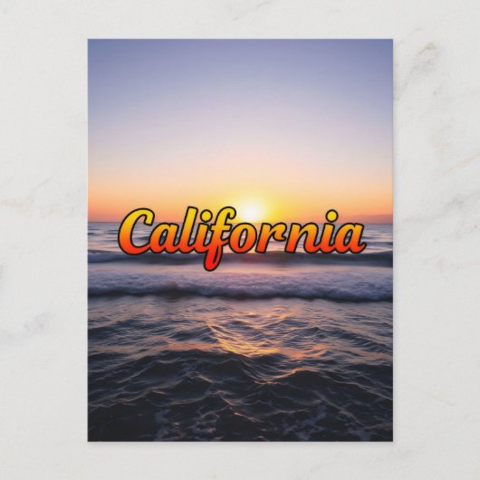 Postkarte Kalifornien (Vorderseite)