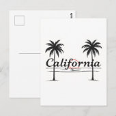 Postkarte Kalifornien (Vorne/Hinten)