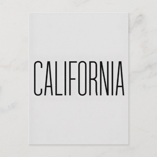 Postkarte Kalifornien (Vorderseite)
