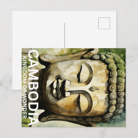 Postkarte Kambodscha (Vorne/Hinten)