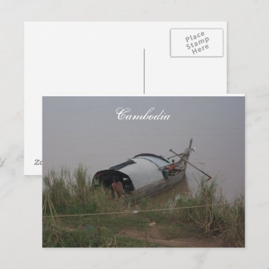 Postkarte Kambodscha (Vorne/Hinten)