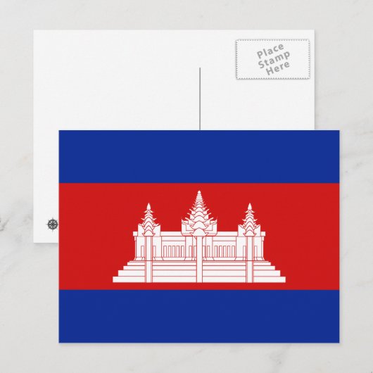 Postkarte Kambodscha (Vorne/Hinten)