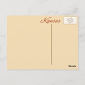 Postkarte - KANSAS (Rückseite)