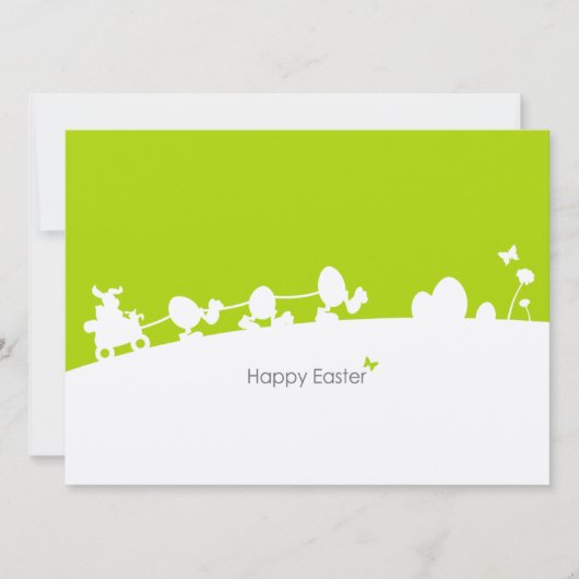 Postkarte Karte Ostern (Vorderseite)