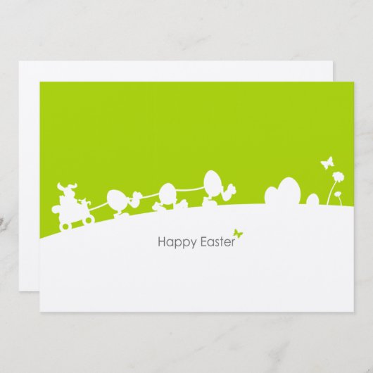 Postkarte Karte Ostern (Vorne/Hinten)