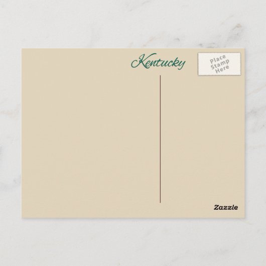 Postkarte - KENTUCKY (Rückseite)