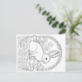 Postkarte "Kinderherd" mit sonniger Vorderseite (Stehend Vorderseite)