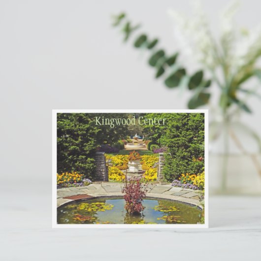 POSTKARTE, "KINGWOOD GARDENS/SEE OF GOLD"/MARIGOLD POSTKARTE (Stehend Vorderseite)