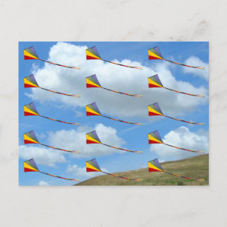 Postkarte - Kites in Formation