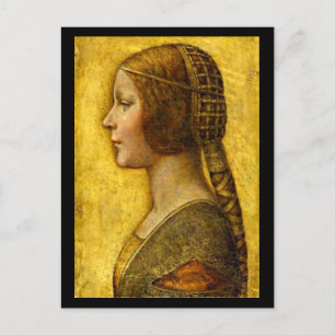 Postkarte-Klassiker/Retro-Leonardo da Vinci 4 Postkarte