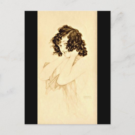 Postkarte-Klassiker/Retro-Raphael Kirchner 28 Postkarte (Vorderseite)