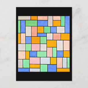 Postkarte-Klassiker/Retro-Theo Van Doesburg 16 Postkarte