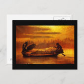 Postkarte-Klassisch/Vintag-Grimshaw 5 Postkarte (Vorne/Hinten)