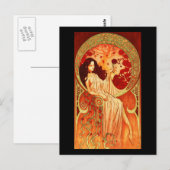 Postkarte - Klassische Kunst - Mucha 13 (Vorne/Hinten)