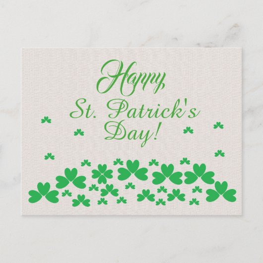 Postkarte - Kleeblätter (Vorderseite)