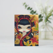 Postkarte "Kleine Herbstleaves" (Stehend Vorderseite)