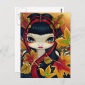 Postkarte "Kleine Herbstleaves" (Vorne/Hinten)