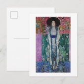 POSTKARTE : KLIMT : PORTRAIT : ADELE BLOCH BAUER (Vorne/Hinten)